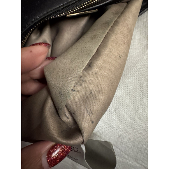 Gianni Versace Quilted Patent Leather Shoulder Bag - Picture 15 of 16